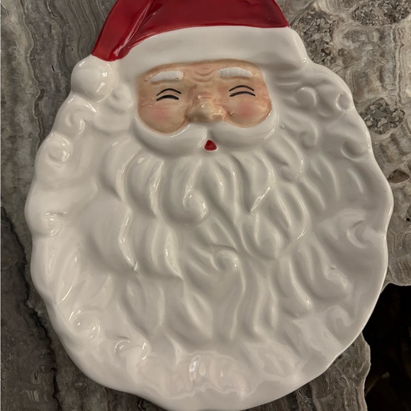 Unused 8 Oak Lane for Neiman Marcus Santa Dessert Plates, Set of 4 - Picture 3 of 4